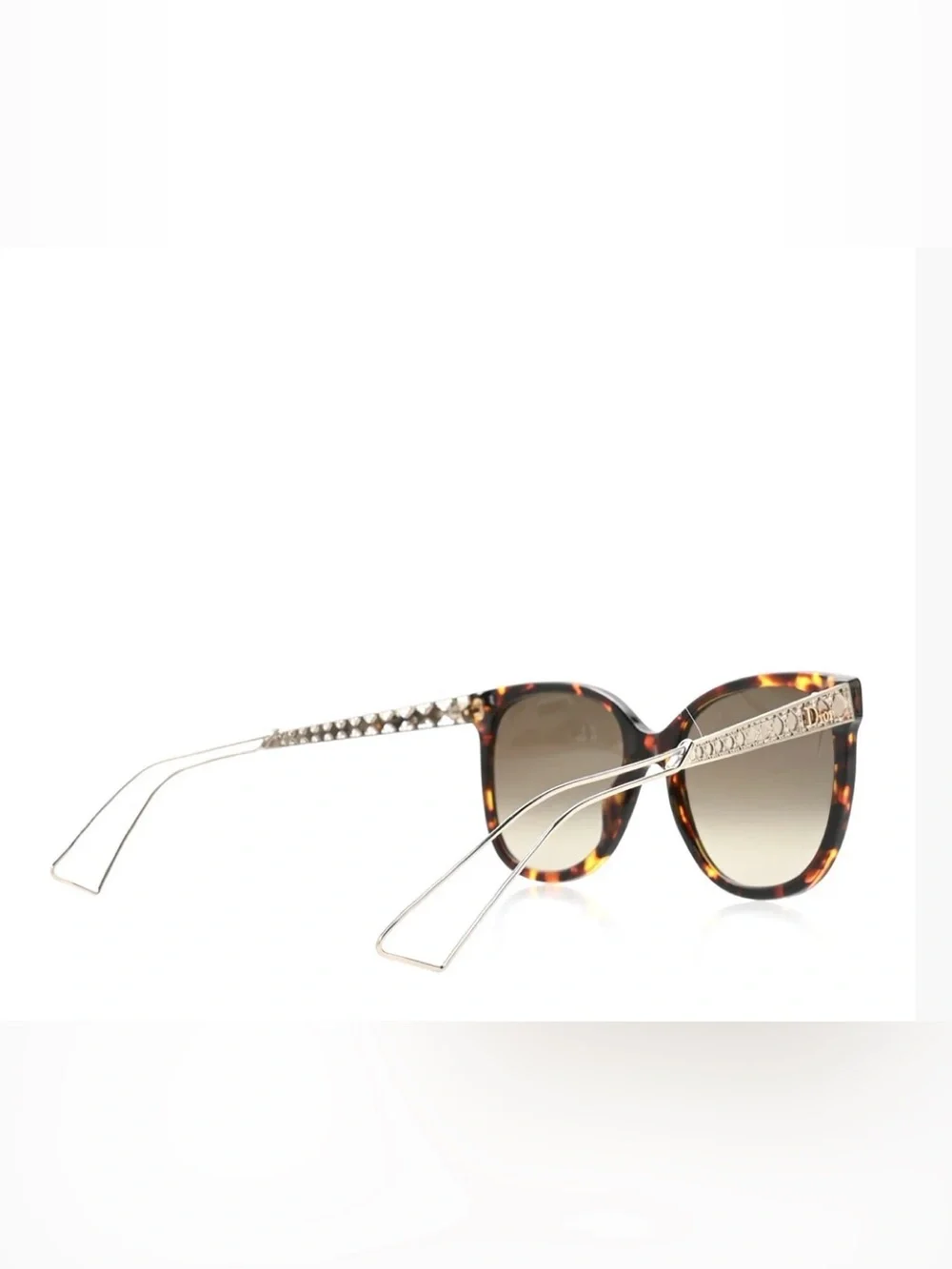Christian Dior Women's Diorama 3/S TGY/HA Havana/Silver/Gold Sunglasses 56mm